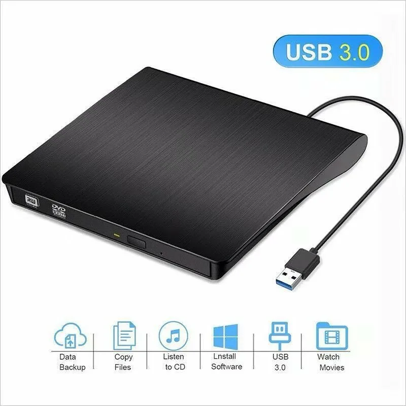 

Внешний DVD-плеер, 5 Гбит/с, USB 3,0 SATA, 12,7 мм