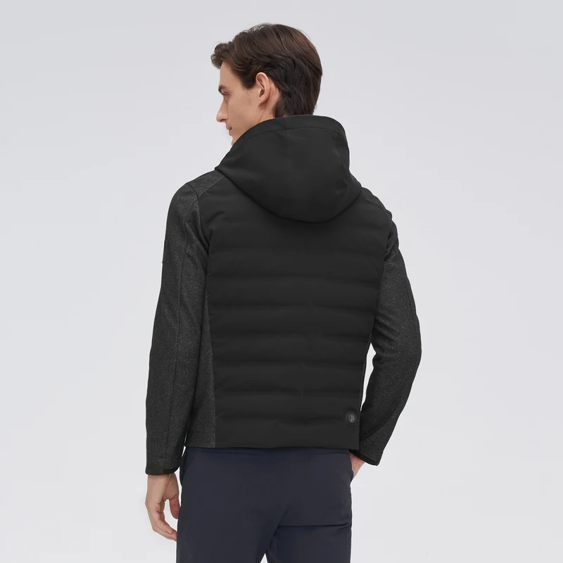 BOSIDENG зимняя пуховая куртка для мужчин 90% гусиный пух с капюшоном теплая умная