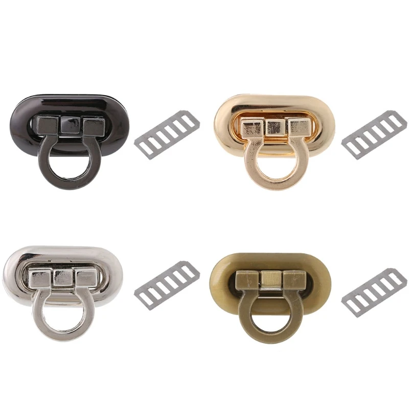 

New Metal Clasp Turn Lock Twist Lock for DIY Handbag Craft Bag Purse Hardware Drop Shipping