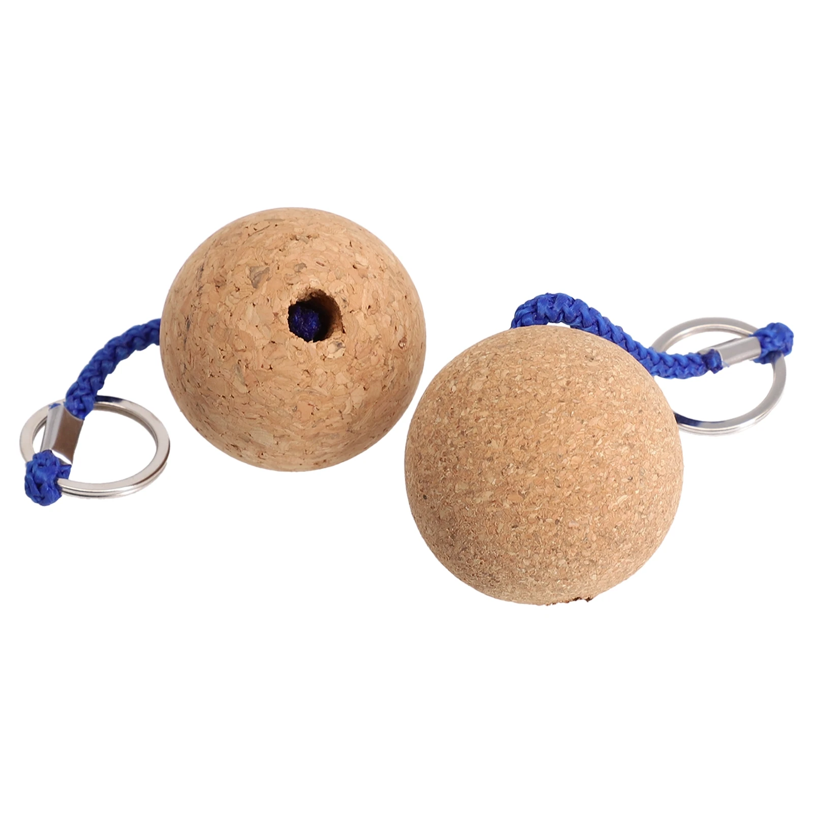 2 шт. плавающий брелок с пробковым шариком круглое пластиковое крыло 50 мм кольцо