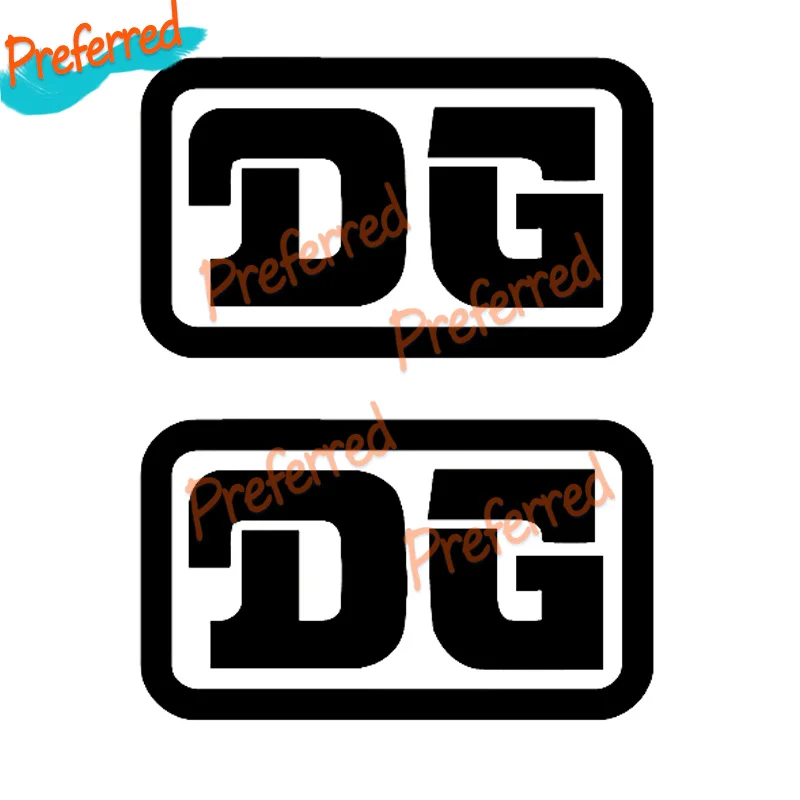 Фото 2x наклейки DG Classic Decal Stickers Twinshock Motocross Vinduro Enduro, настраиваемые в любом размере, без фона №3