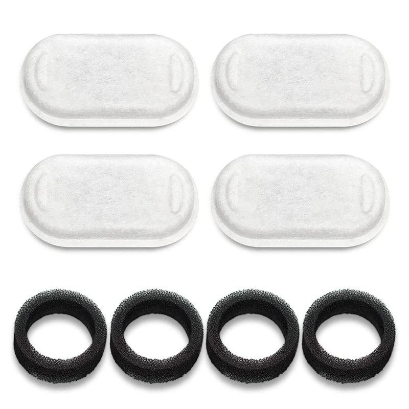 

16Pcs Cat Water Fountain Filters Dog Fountain Filter Replacement For 67Oz/2L Pet Water Fountain Stainless Steel