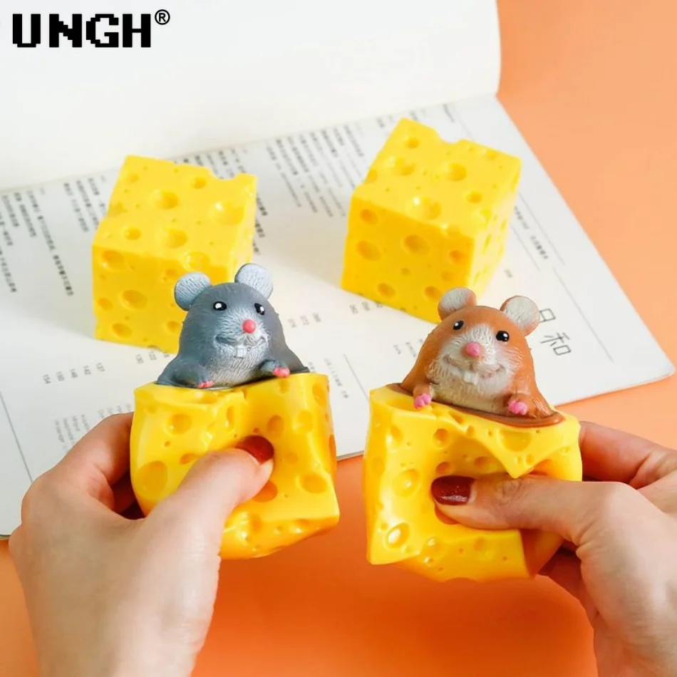 

Игрушка-антистресс, игрушка-антистресс в виде мыши и сыра
