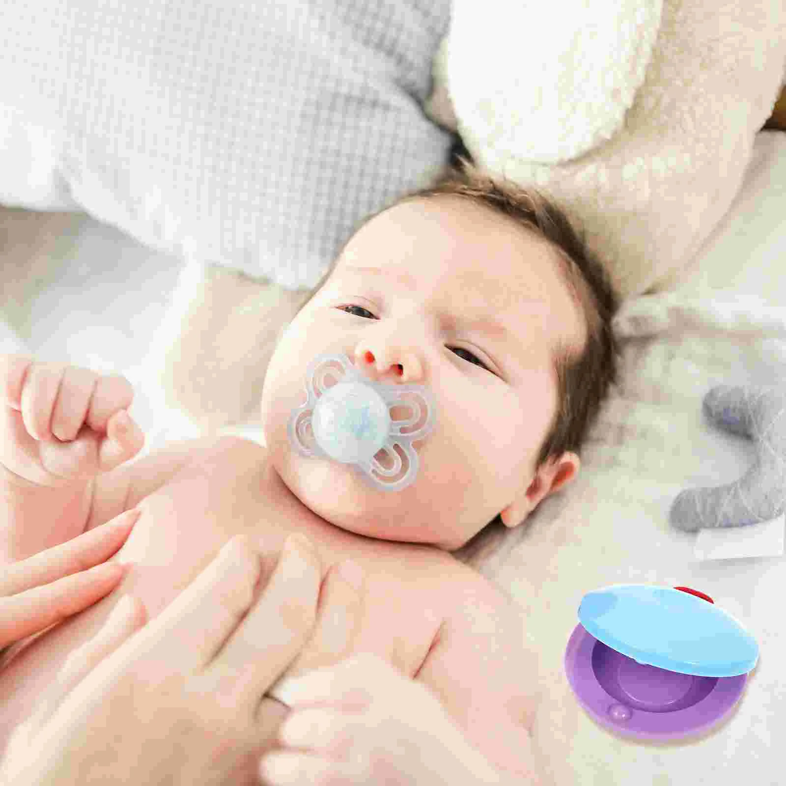 8 шт. детский круглый звуковой сигнал пластиковые кастаньеты на палец ударный