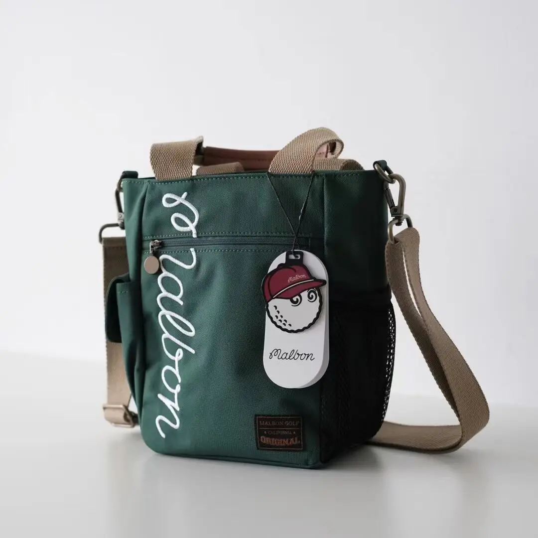 

Новинка весна-лето 22, Корейская Холщовая Сумка для льда с надписью «GOLF June», большая сумка-ведро через плечо, 골백 백