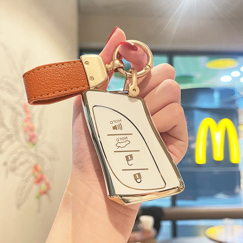 Брелок для автомобильного ключа, 4 кнопки, для Lexus NX ES UX US RC LX GX IS RX 450h 260h 300h UX200 200 250h 350h LS, аксессуары для ключей