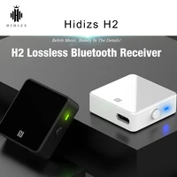 hidizs h2 lossless bluetooth compatible receiver wireless max97220 3 5mm aux jack nfc hires amp line outin headphone amplifier