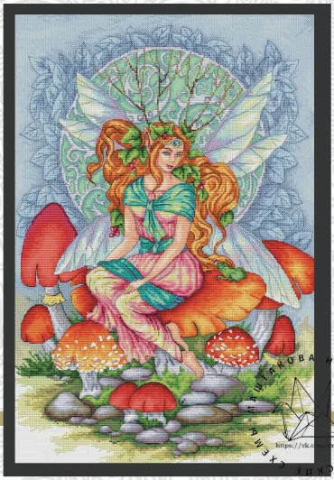 

dragonfly fairy 46-64 Cross Stitch Kit 18ct 14ct 16CT 28ct fabric cloth cotton thread embroidery handmade cross stitch