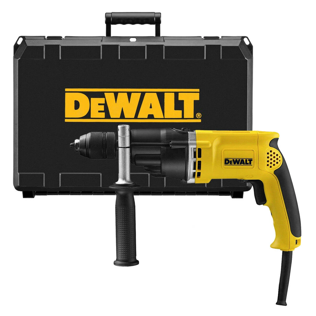 Дрель ударная DeWalt D21805KS (Мощность 770Вт 2700 об/мин 45900 уд/мин диаметр сверл 35мм реверс