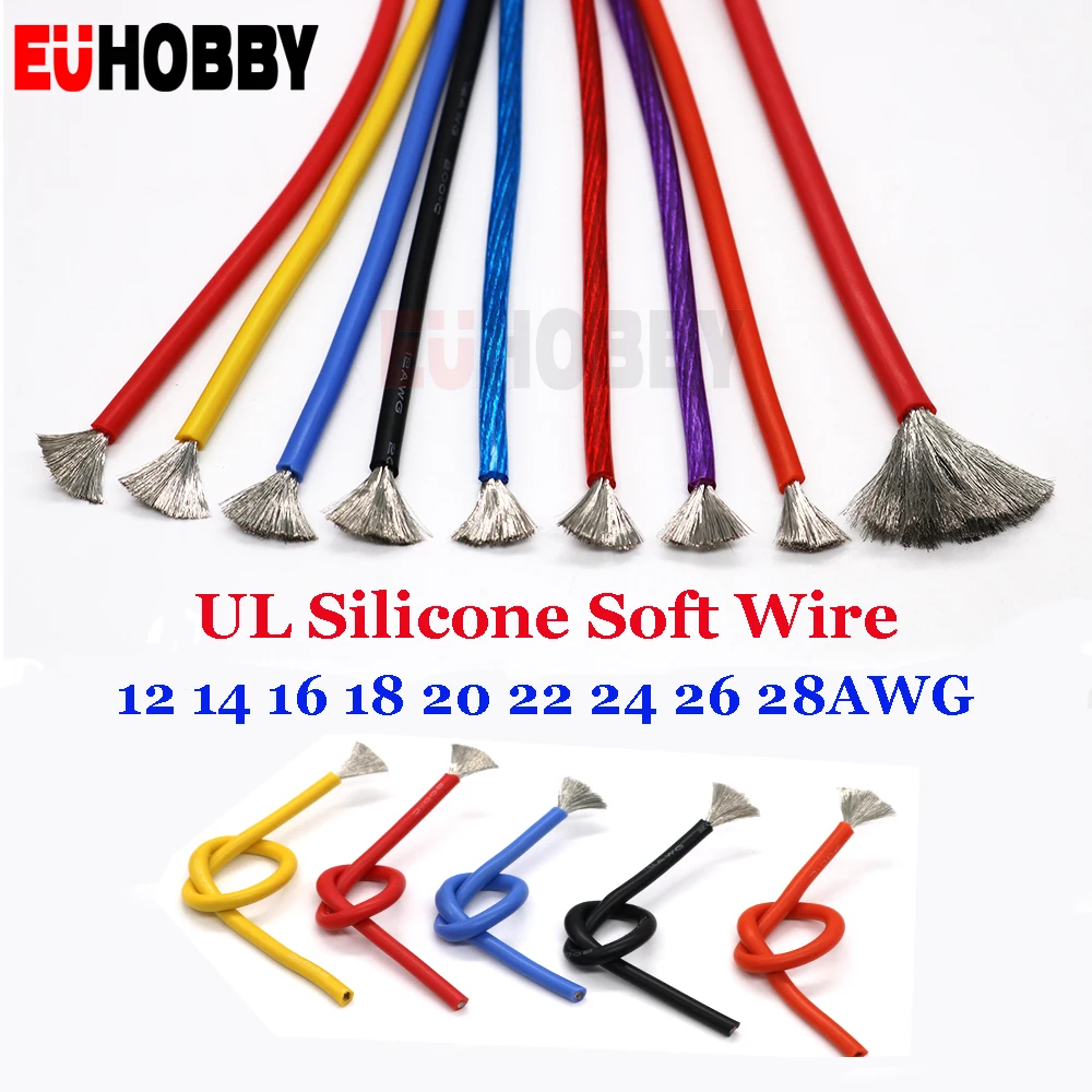 

Wholesale Sales Heat-Resistant Electric Cable Wire 12AWG 14AWG 16AWG 18AWG 20AWG 22AWG 24AWG 26AWG 28AWG Soft Silicone Wires