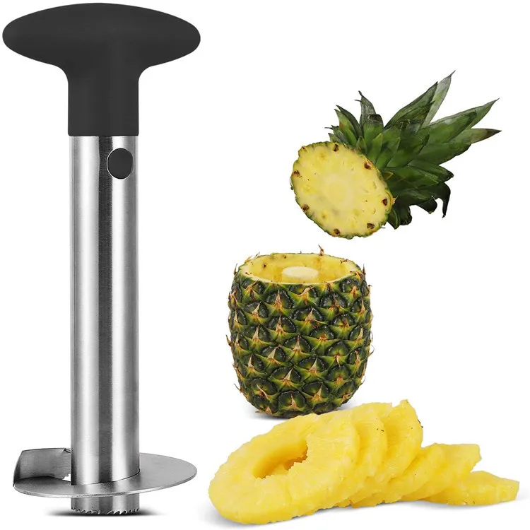 

Universal High-quality Stainless Steel Pineapple Corer Slicers Peeler Cutter Parer Knife Pineapple Cutter Kitchen Gadget
