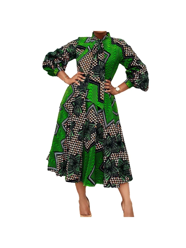 Women Fashion Printed Strap with High Waist and Big Swing Skirt plus size outfits  party dresses