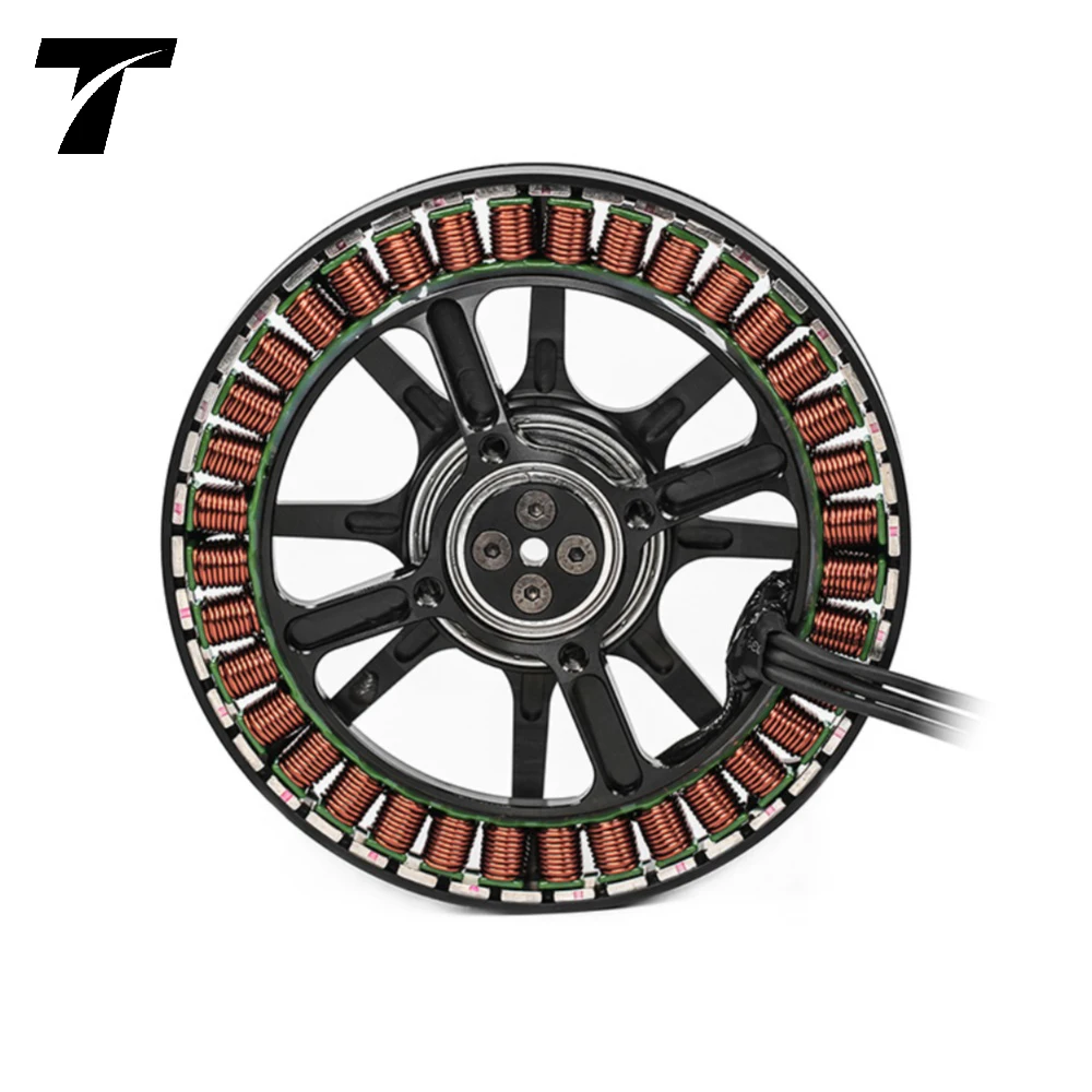 Фото Бесколлекторный двигатель T-MOTOR MN1005 V2.0 KV90 1500W 12S 48V для мультироторных БПЛА и VTOL дронов (тяга 10-20 кг) №3