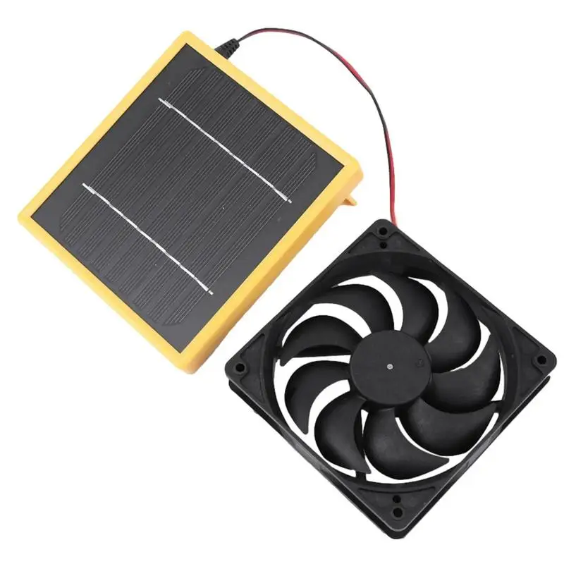 Solar Fans For Outside Shed 5W Water Resistant Exhaust Fan Kit DIY Cooling Ventilation Project For Chicken Coops Camping Sheds