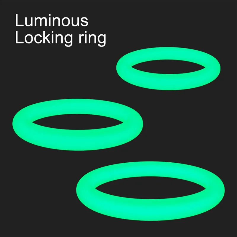 

Silicone Cock Ring Luminous Male Foreskin Corrector Resistance Ring Bdsm Bondage Penis Rings Sex Toys For Men Delay Ejaculation