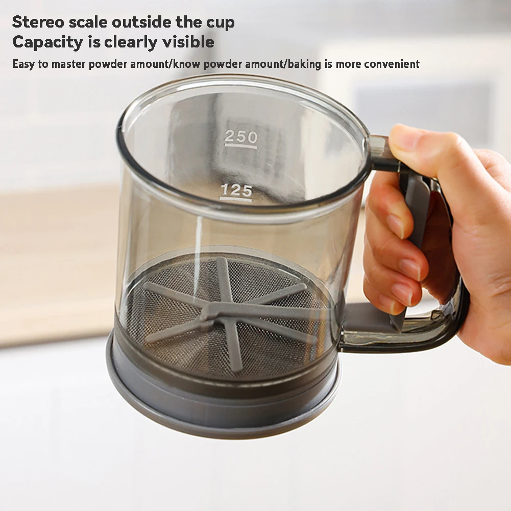 

One-hand Kitchen Sieve BPA Free Plastic Strainer Ideal For Bread Pizza Dough
