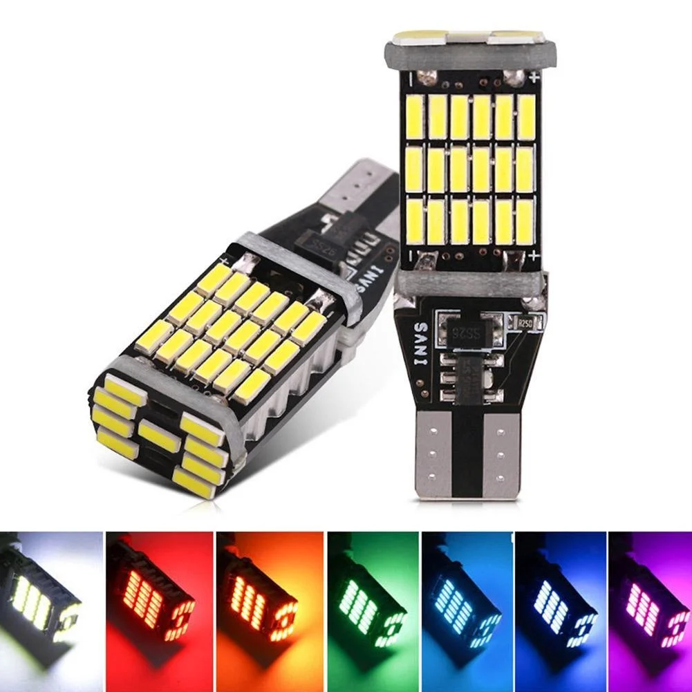 

2 шт., автомобильные фонари заднего хода T15 4014 45SMD