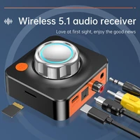 bluetooth compatible 5 1 audio receiver 3d stereo music wireless adapter digital audio output fiber coaxial mp3 playback