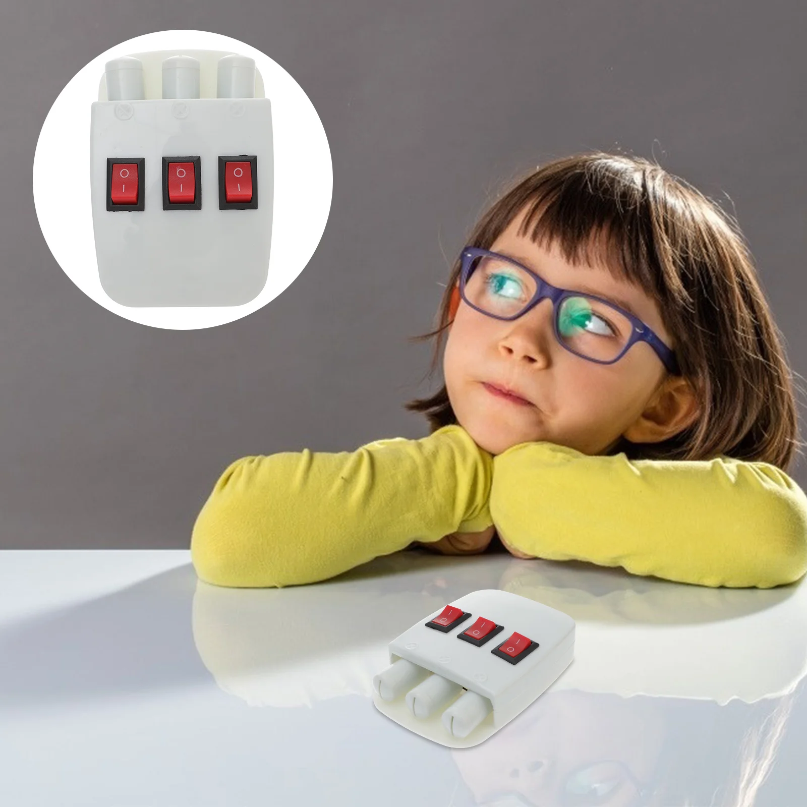 

Three Light Source Apparatus Teaching Instrument Laser Toy Three-way Semiconductor