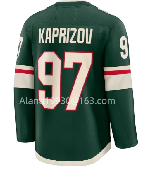 Custom New Style Jersey Kirill Kaprizov Matthew Boldy Brock Faber Marc 2025 Andre Fleury Jerseys