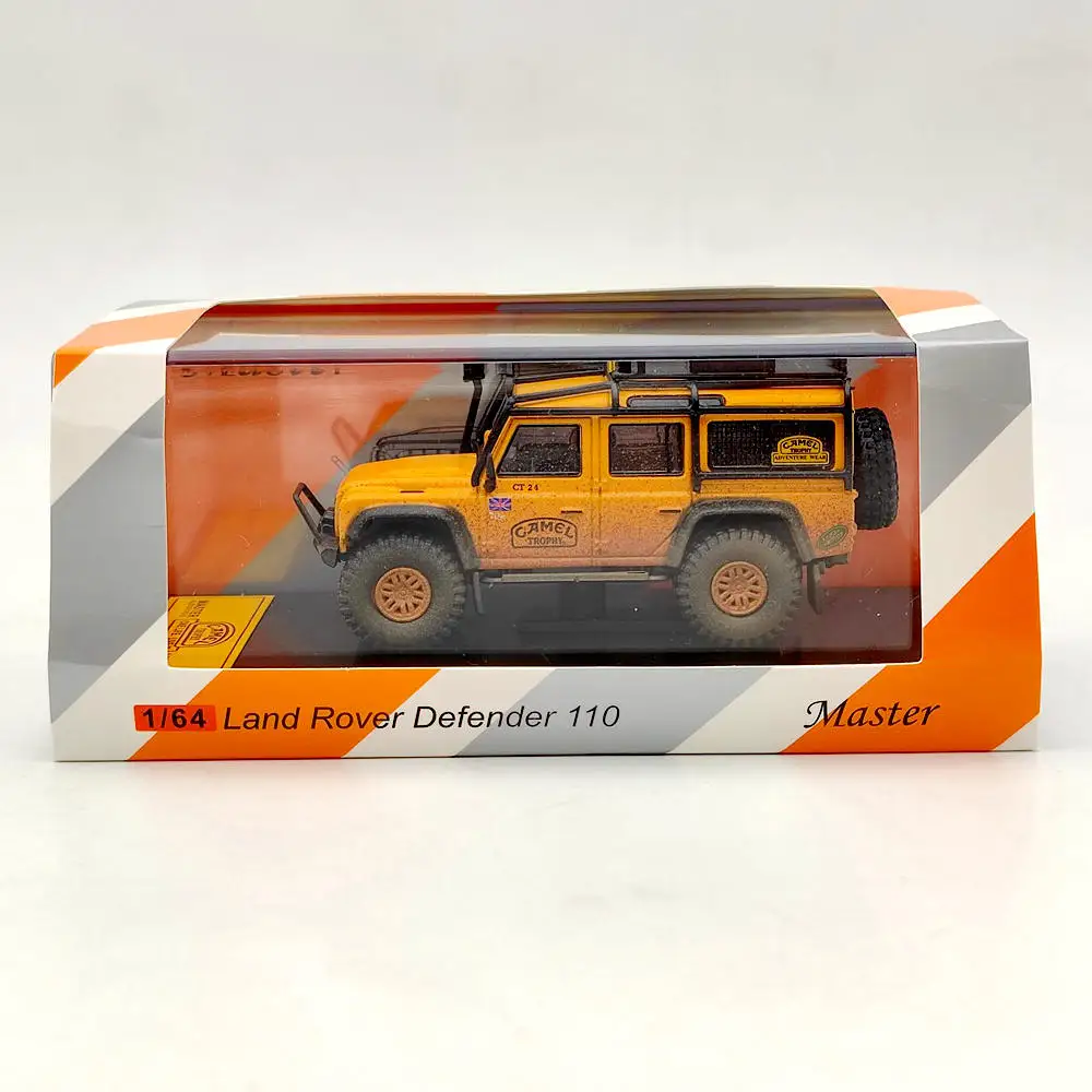 1:64 Master L ~ R Defender 110 Camel Cup Dirty Version литые под давлением игрушки модели автомобилей