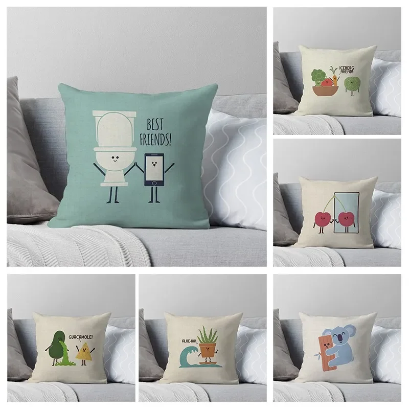 Декоративные наволочки для домашней подушки размеры 45*45 скандинавский стиль 40*40