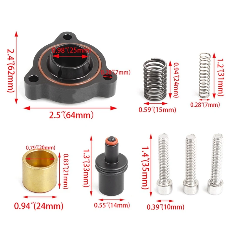 T9356 Автомобильный продувочный клапан комплект адаптера турбокомпрессора
