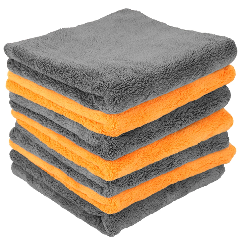 

Extra Microfiber Towels Car Washing Rag Car Detailing Cleaning Cloth Multipurpose Plush Microfiber Edgeless Cleaning Towel