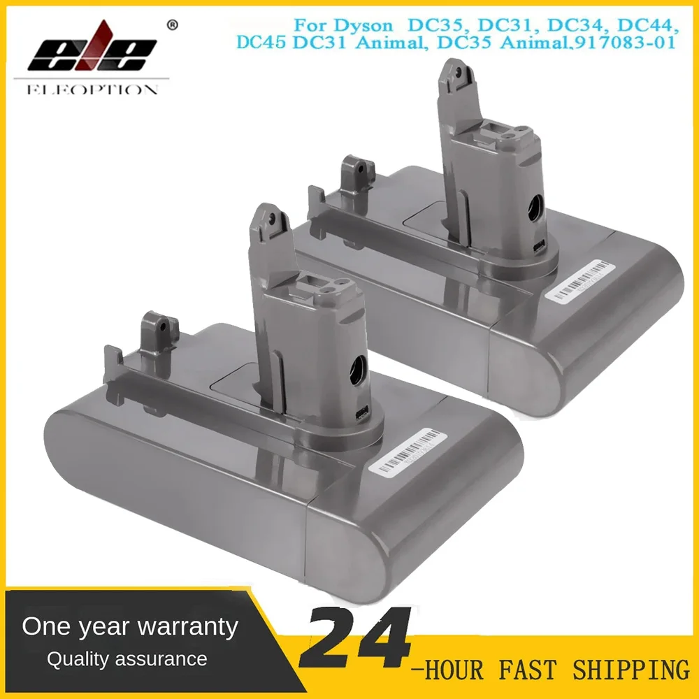2 шт./партия, литий-ионные вакуумные батареи для Dyson DC35, DC45 DC31, DC34, DC44, DC31 Animal