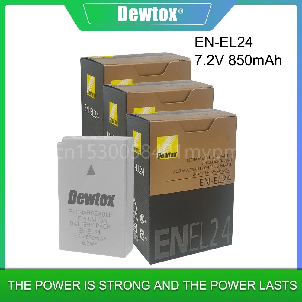 

EN-EL24 ENEL24 EN EL24 850mAh 7,2 V литий-ионные аккумуляторы для J5,1J5,DL18-50, деталь цифровой камеры