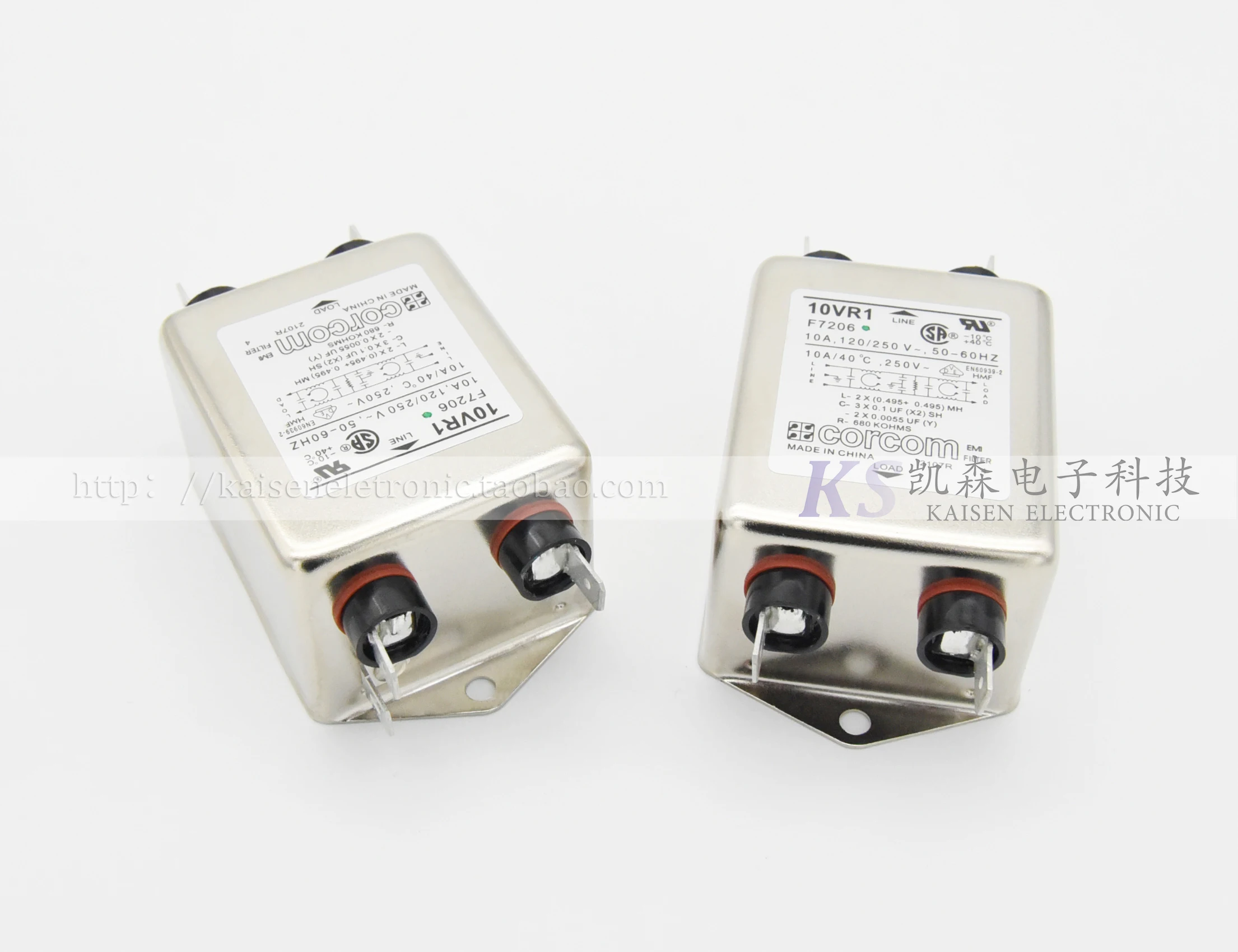 10VR1 F7206 1-6609032-3 10A электромагнитный фильтр UL CSA