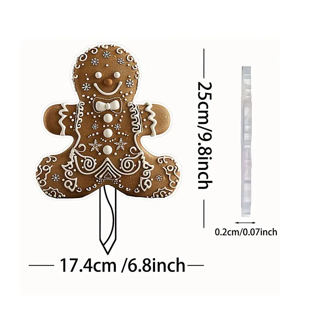 

Акриловый пряничный человечек для сада