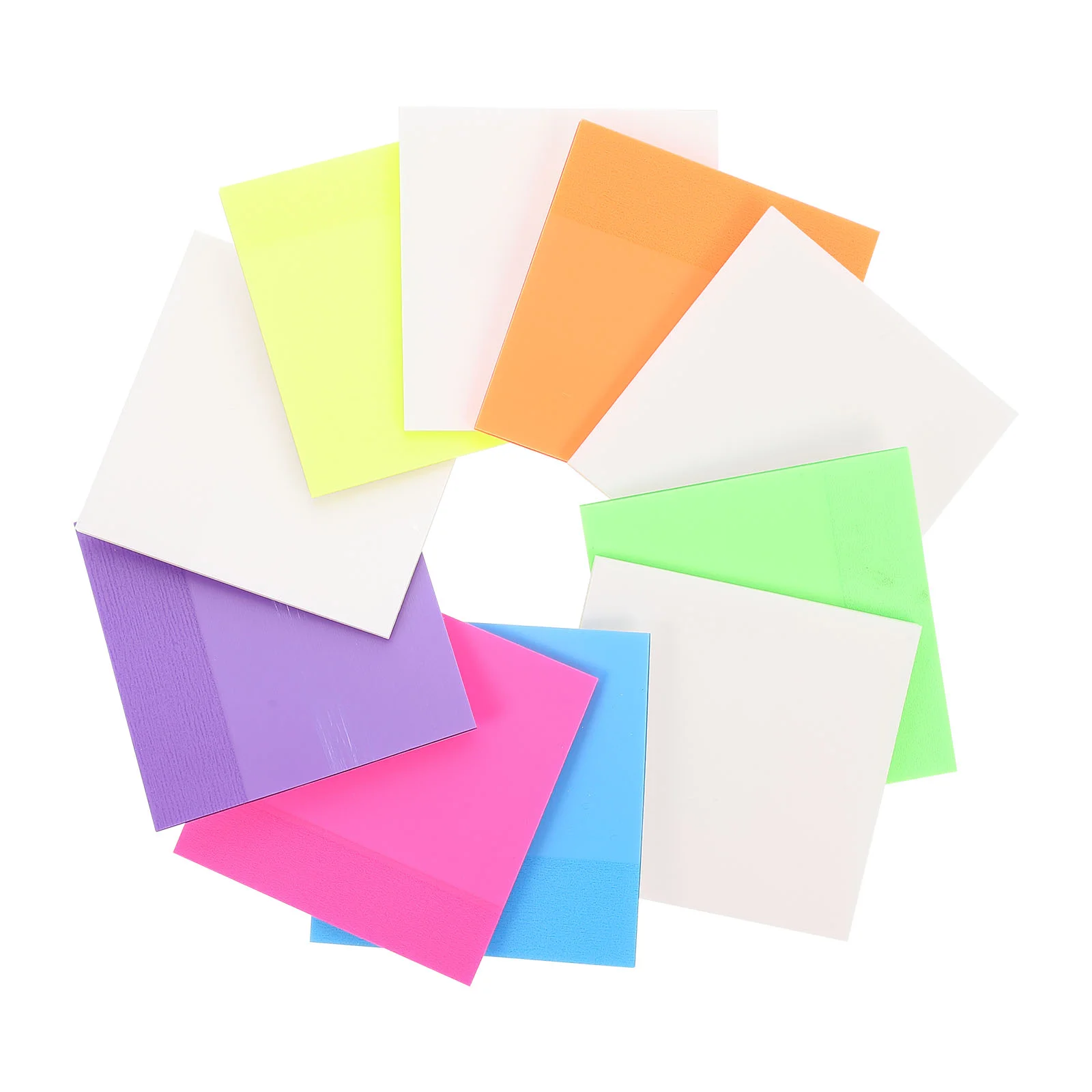 

Memo Sticky Notes Pads Note Adhesive Stickers Paperclear Mini Pad Blank Message Writing Stick Translucent Reminder Colorful