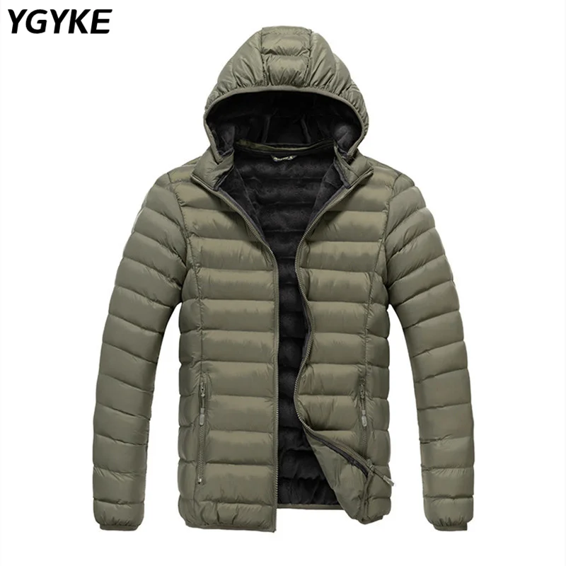 Winter Men's Warm Waterproof Jacket 2022 New Thickened Hooded Parker Jacket Slim Fashion Outerwear Zipper Top