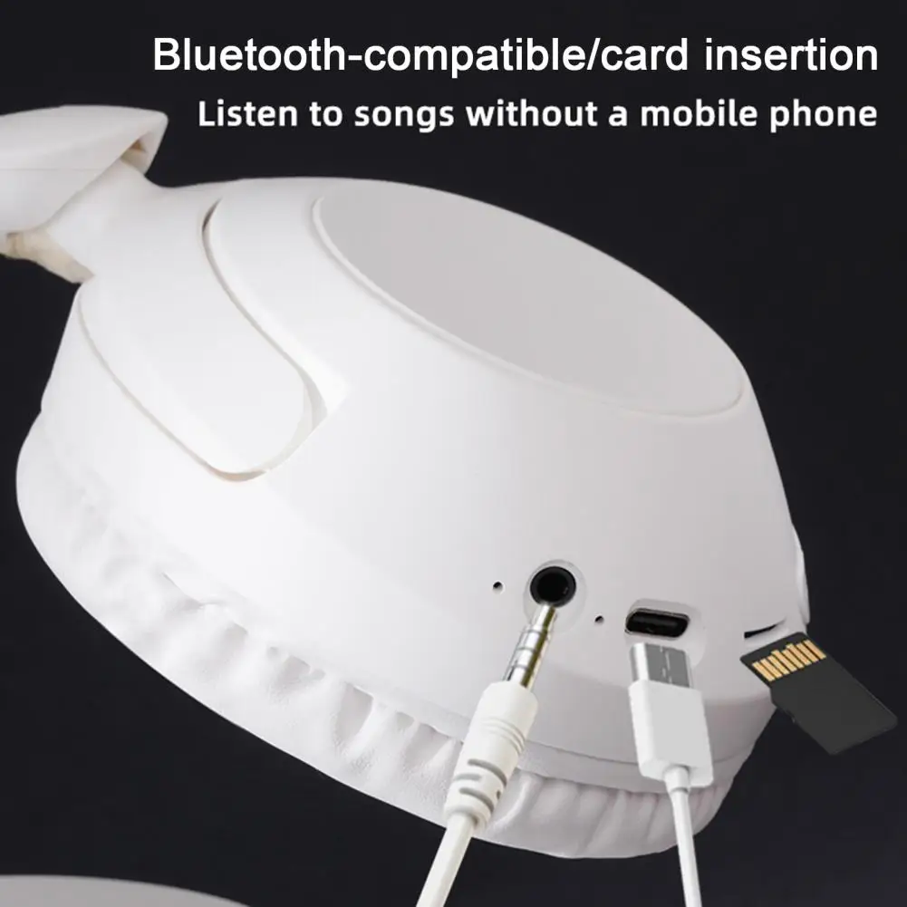 Беспроводные наушники с эффектом погружения hi-fi звук Bluetooth совместимы 5.0