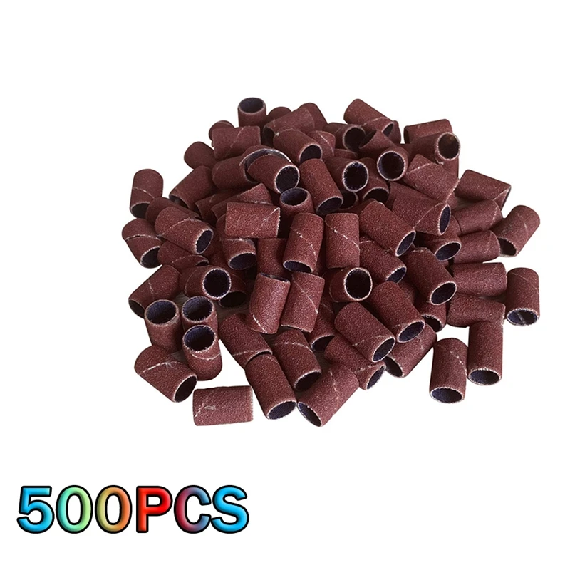 500 шт. 80 120 150 180 240 насадка для педикюра электрическая дрель ногтей шлифовальный