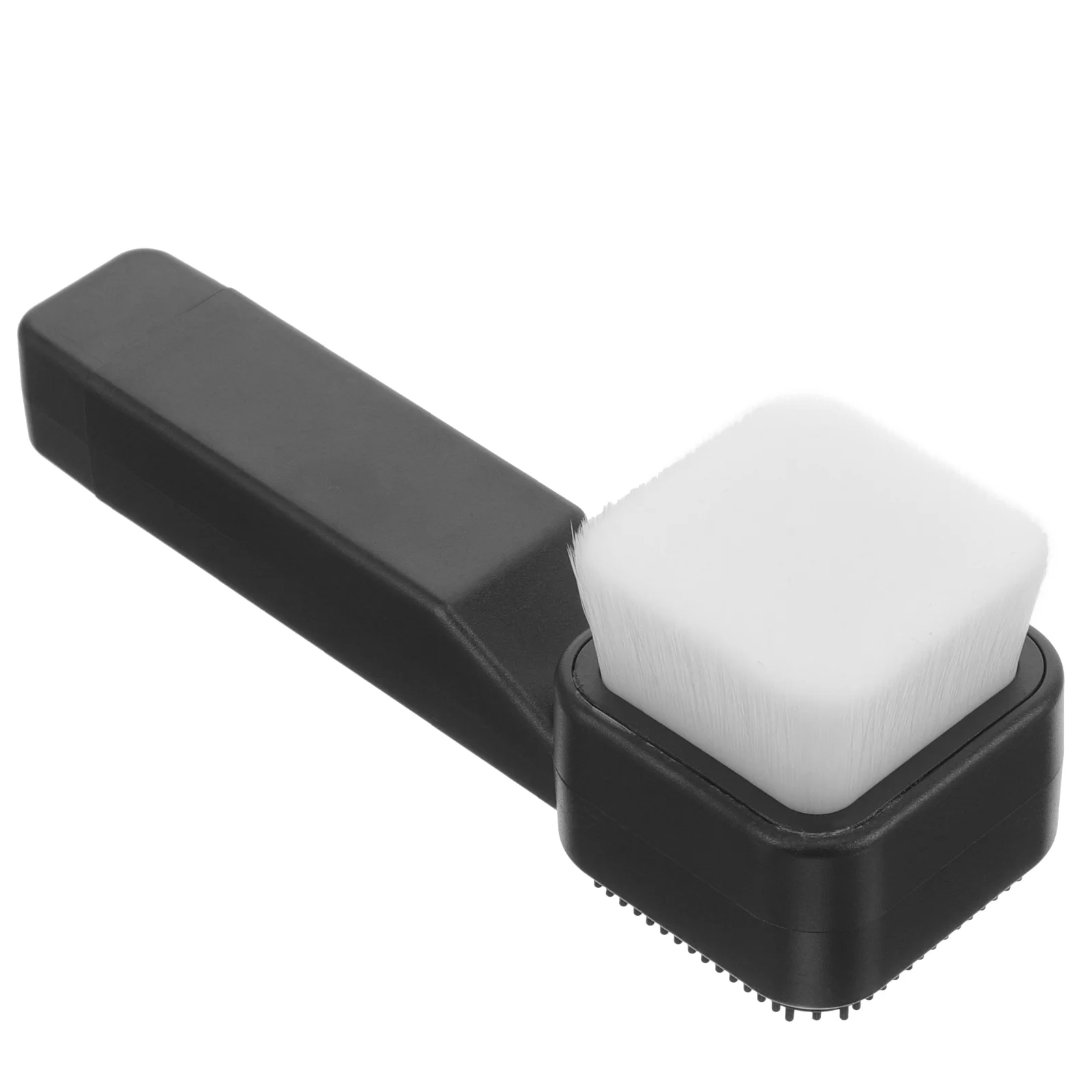 Двусторонняя квадратная щетка для очищения лица мужской скраб чистящий скруббер