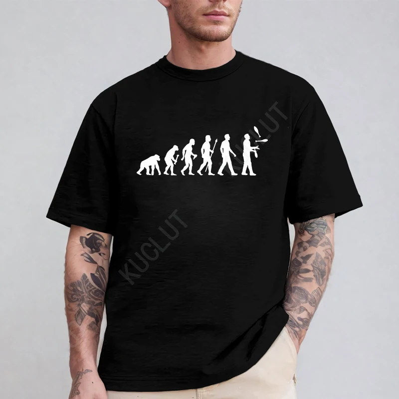 Men's T-shirts Summer Clothing Casual T-Shirt Short Sleeve Shirt Jugglers Evolution Classic Fashion Tshirts