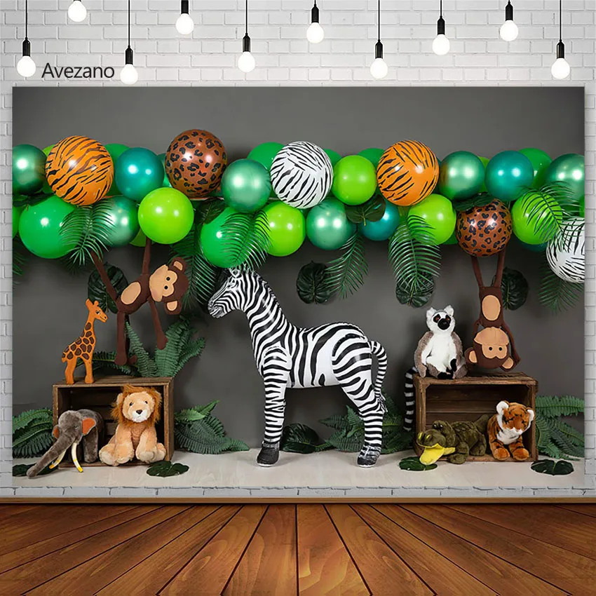 

Фотофоны для фотосъемки новорожденных с дикими животными в джунглях