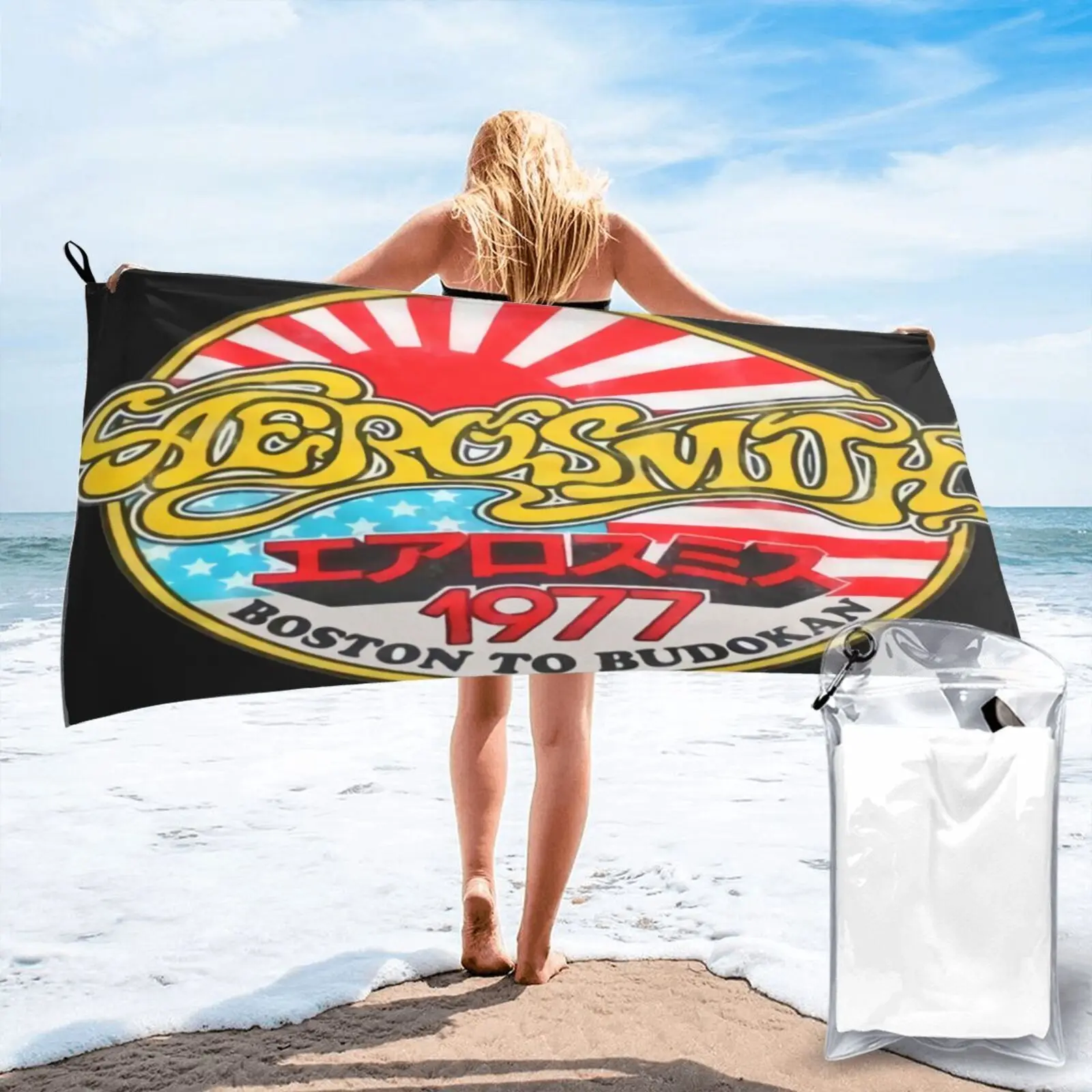 

Aero Boston To Budokan 1977 Beach Towel Luxury Beach Towel For Bath And Sauna Terry Towels For Bath And Sauna Baby Towel Towel