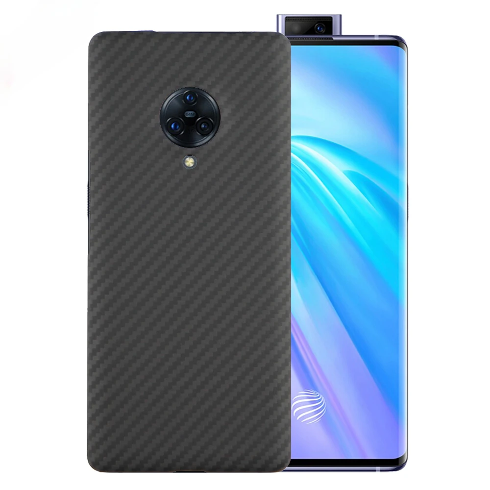 

New! Real Aramid Fiber Carbon Fiber Phone For Vivo NEX 3 Protective Shell NEX 3S Ultra-thin Ultra-light Phone CASE Cover