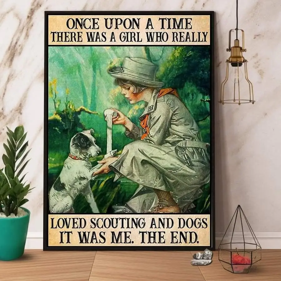 Металлическая вывеска в стиле ретро художественный декор Одного разу девушка