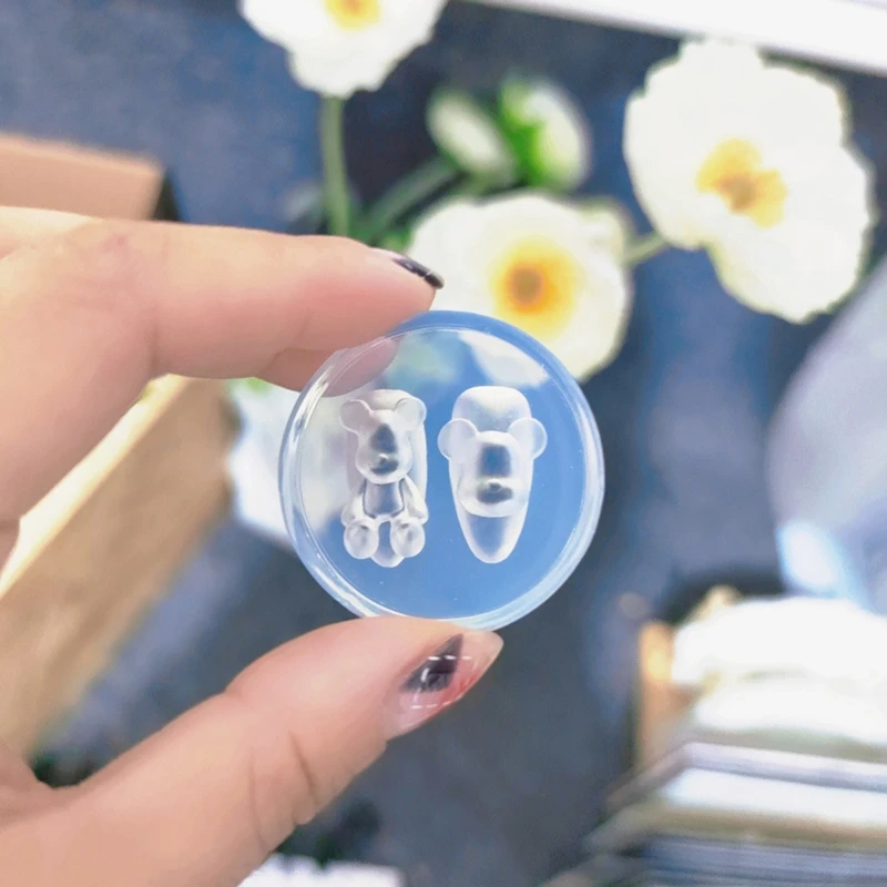 

3D Soft Silicone Nail Carving Mold Epoxy Resin Molds Relief Decorating Manicure Tool Beauty Accessory for Nail Painting