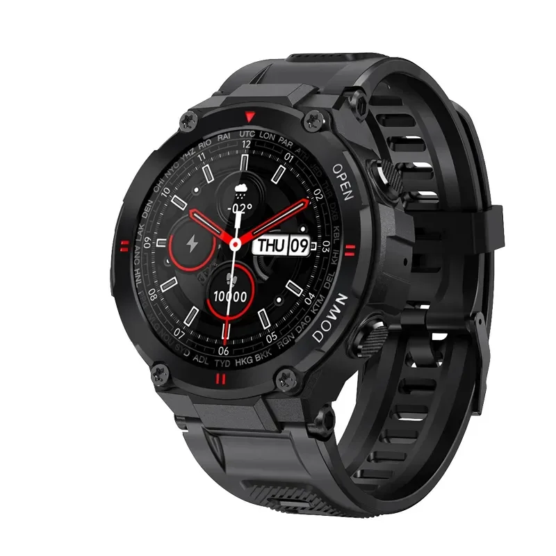 

K22 Smart Watch Men 2023 Bluetooth Call Music IP67 Waterproof Heart Rate 400mah Smartwatch Support Clock Fitness Tracker
