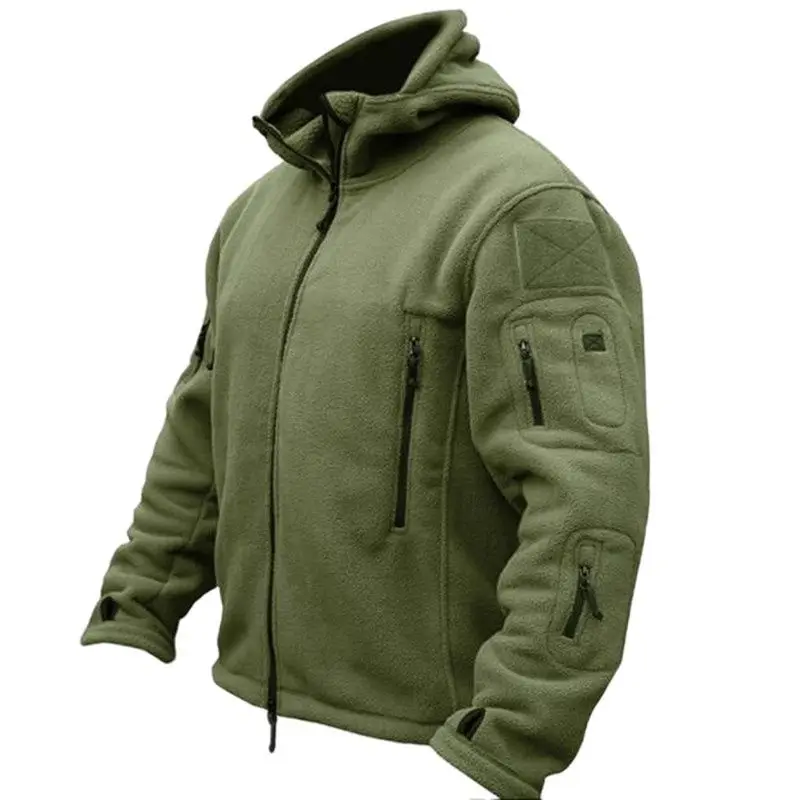 

Winter Military Jacket Men Fleece Tactical Army Green Clothing Thermal Hooded Outerwear Coat