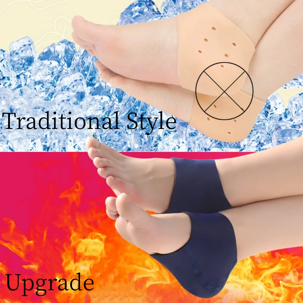 

2Pcs Plantar Fasciitis Therapy Wrap Foot Heel Pain Relief Sleeve Heel Protect Sock Ankle Brace Arch Support Orthotic Insole