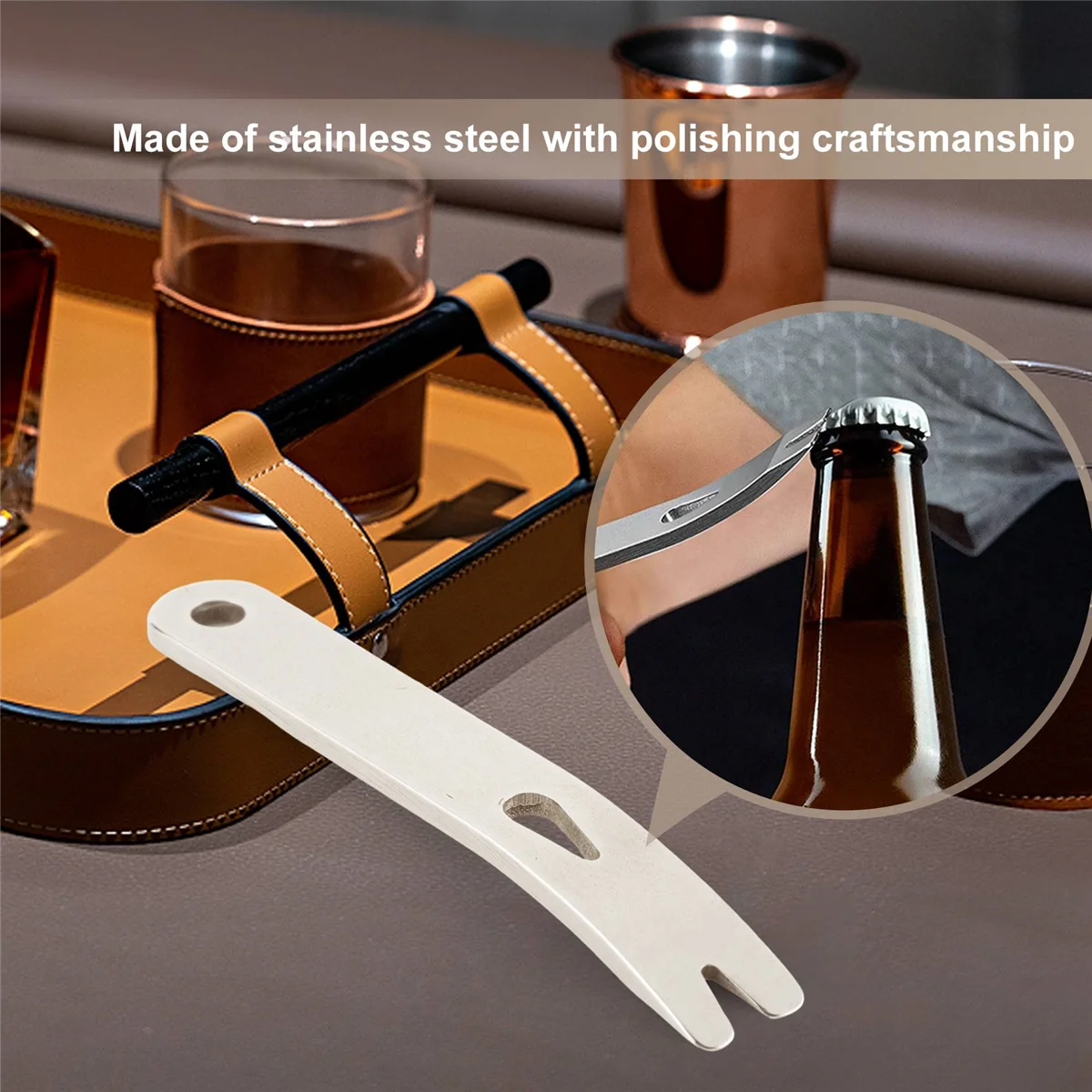 8-компонентная мини-бар из нержавеющей стали плоский стержень