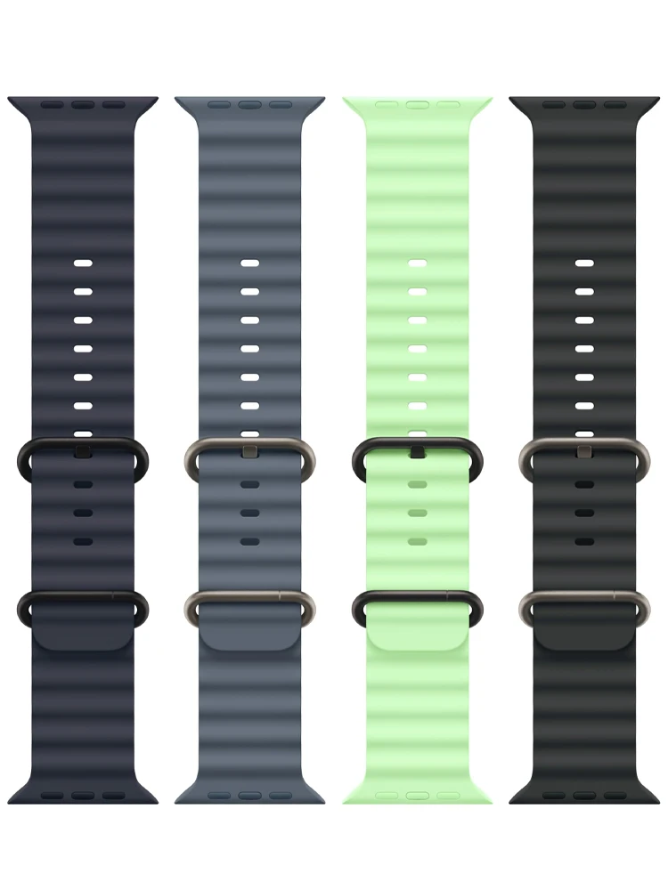 Cinturino Ocean per Apple Watch Ultra 3 2 Band 49mm 46mm 44mm 40mm 45mm 41mm 42mm Bracciale Correa iWatch Series 11 10 9 SE 8 7 6 5 4