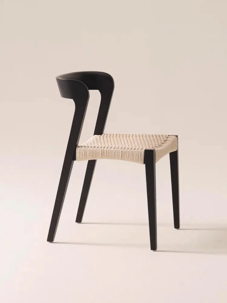 Современный удобный обеденный стул с деревянной спинкой банкетный для дома