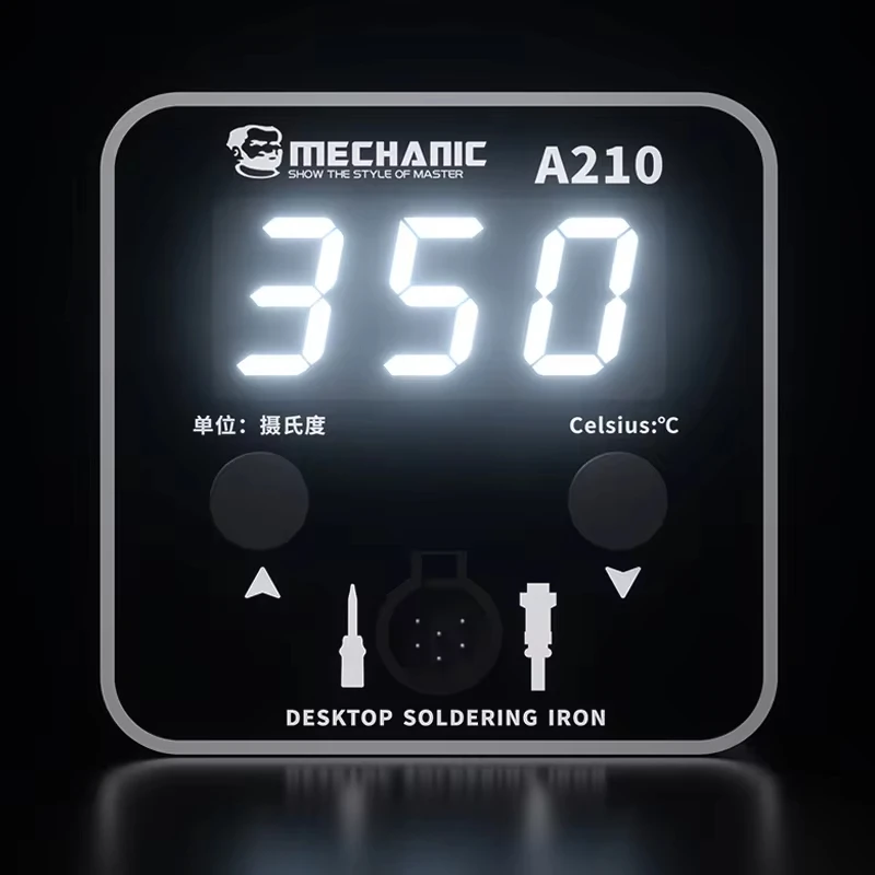 Настольная Интеллектуальная Электрическая паяльная станция MECHANIC A210 для ремонта